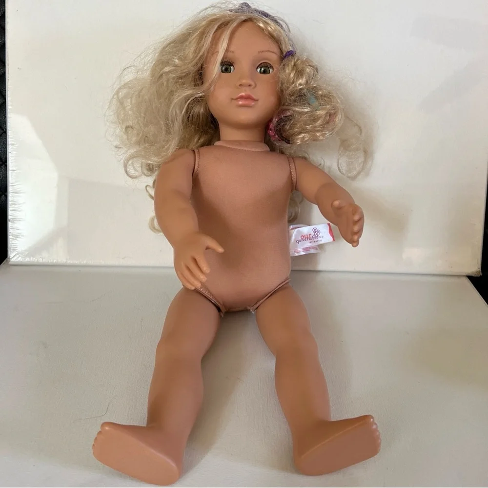 Cream and Tan Doll with Poseable Limbs